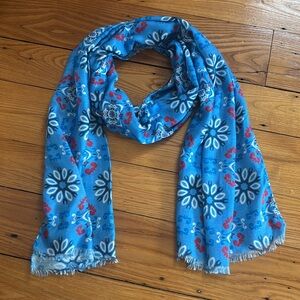 Kiton silk scarf 27” by 72”